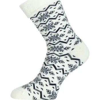 Dámské ponožky HMN vlněná ponožka - Režná - šedá 009 / (34-37) S / Režná - šedá