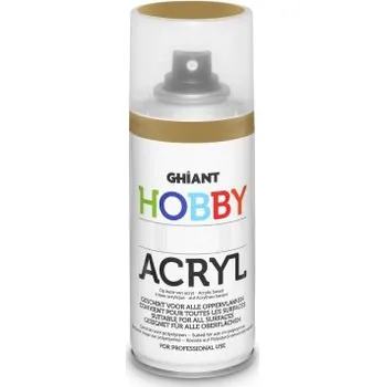 Speciální výtvarná barva Ghiant - Hobby akrylová barva ve spreji - 150 ml - antická zlatá