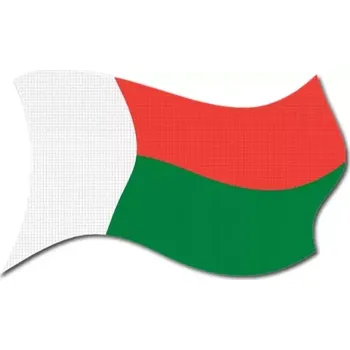 Vlajka Pelisport Madagaskarská vlajka vlající