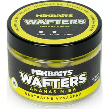 Boilies MIKBAITS Wafters vyvážené nástrahy 150ml - Ananas N-BA 16mm