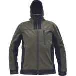 CERVA HUYER softshellová bunda Barva: olivová, Velikost: M