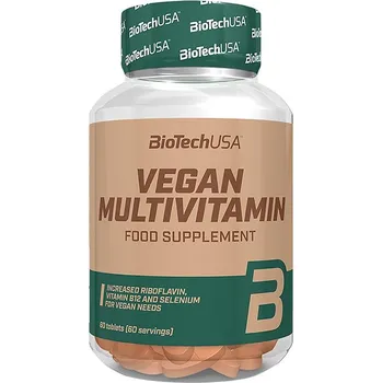 BioTechUSA Veganské multivitamínové tablety (60 Tableta)
