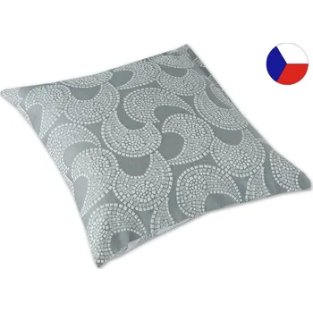 Povlak na dekorativní polštářek Damaškový povlak na polštář 40x40 EXCELLENT GEON Aurea šedá DUO