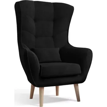 Křeslo Moderní křeslo ARTUR, černá (Mat Velvet 99)