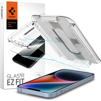 TVRZENÉ SKLO SPIGEN GLAS.TR ”EZ FIT” 2-PACK IPHONE 13 / 13 PRO
