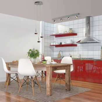 Osvětlení Top Light Závěsné svítidlo Puk Drop Trio, chrom, 3 světla, G9 - Stříška - výška 2 cm, Ø 20 cm 3 x 12 W LED - Doprava zdarma