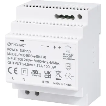 spínaný zdroj YINGJIAO DIN RAIL SPÍNANÝ NAPÁJECÍ ZDROJ YSD100S-2403830 24V/92W/3.83A