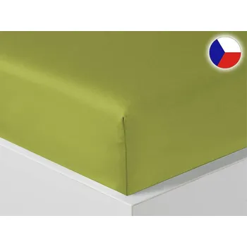 Prostěradlo Luxusní saténové prostěradlo 180x200 STAR Jarní zelená