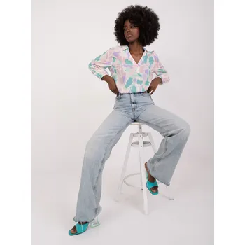 Dámská košile Halenka D73771Z11162A růžovo-zelená - Sublevel S