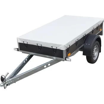 Plachta na motorové vozidlo Plachta ECO 2 přes bočnice šedá recykl. + přísl.