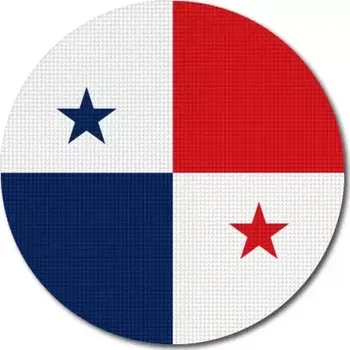 Vlajka Pelisport Panamská vlajka kulatá tisk ø 45 mm