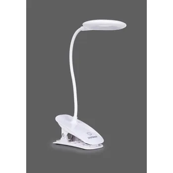 Stojací lampa FLEXIBLE | LED dotyková nabíjecí lampa s klipem, 3 druhy světla Dedra