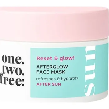 Pleťová maska Onetwofree! Pece-o-plet Pece-o-pokozku-na-slunciAfterglow Face Mask 50 ml (9 760,00 Kč / 1 l)