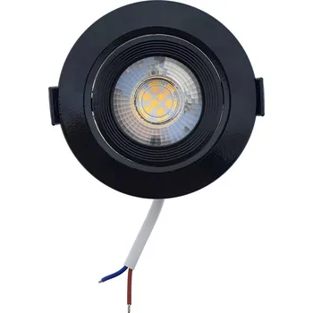 Bodové svítidlo Bodové LED světlo 7W - kruhové TR 425 / 9666 Černá TRIXLINE