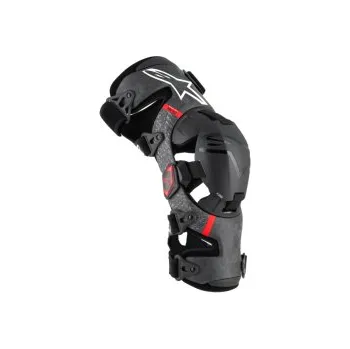 Motocyklový chránič kolene a holeně Ortézy na kolena Alpinestars Supertech RK-10 Plasma Knee Brace Black/Red, Velikost S