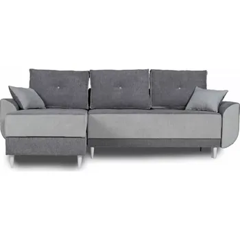 Sedací souprava Rohová sedací souprava Skandi, levá, šedá (tarim an3750/an3752) bílé