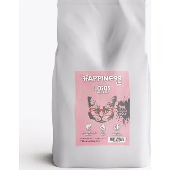 Krmivo pro kočku HAPPINESS Connoisseur Cat Adult/Sterilised - losos s bílou rybou 1,5kg