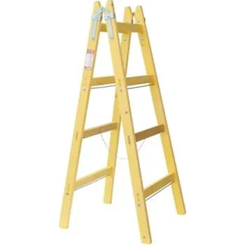 Žebřík CMOL 1005.03 - Štafle dřevěné 174,5 cm, 5 příček, široké, malířské STANDARD 330