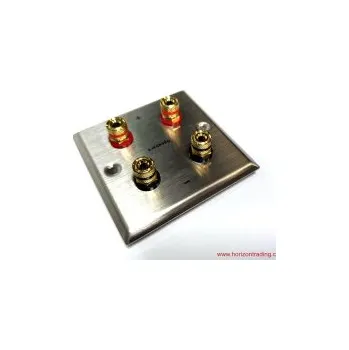 Hi-Fi systém Panel pro připojení reproduktorů / Dynavox Wall Terminal