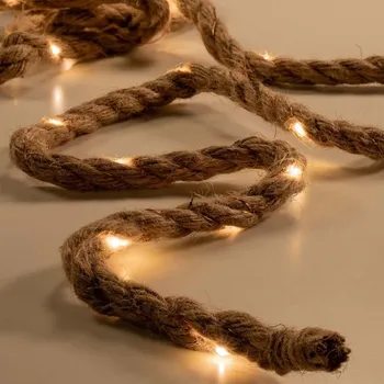 Vánoční světelná dekorace LED světelné dekorační lano, 25 LED, teplá bílá