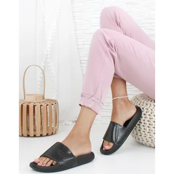 Dámské pantofle Lemon Tree Černé nazouváky BL066B Velikost: 38