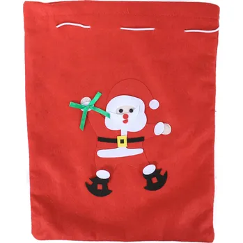 Vánoční dekorace RAPPA Vánoční pytlík se santou