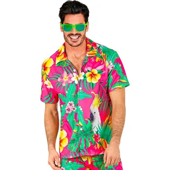 Karnevalový kostým Havajská košile s papouškem - S/M