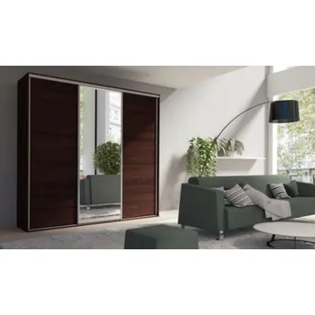 Šatní skříň Maridex Šatní skříň Grande 277 se zrcadlem Barva: – dub sonoma čokoládová