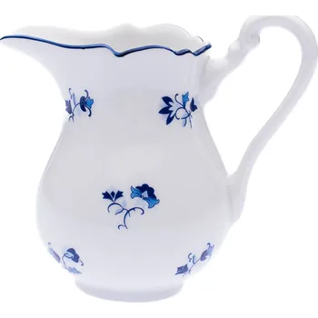 Konvička na mléko Český porcelán, a.s., Dubí Mlékovka, 250 ml, modrá házenka, Český porcelán Dubí