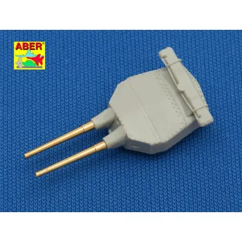 Cizojazyčná kniha Aber Models 1/700 Set of 8 pcs 381mm short barrels for turrets with antiblast covers ships Hood