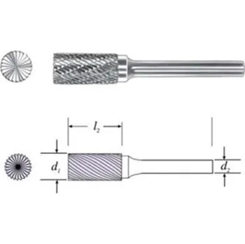Fréza SGS 20928 (SB-3M) - Fréza technická SB-3M válcová čelní pr. 9,5x19mm, stopka 6mm
