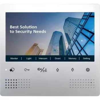 XtendLan Bytový monitor 2-drát D2, LCD 7" 800x480, dotyková tlačítka, CZ menu, bílý DPM-D278