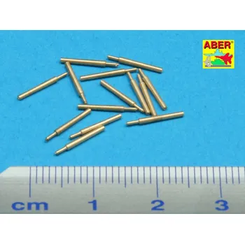 Cizojazyčná kniha Aber Models 1/350 Set of 14 pcs 152 mm barrels for Kongo