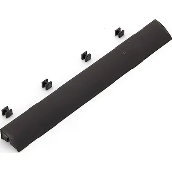 Hnědý plastový nájezd pro terasovou dlažbu Linea Easy - 39 x 4,5 x 2,5 cm (80070006) FLOMAT