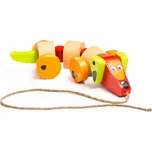 Cubika Baby Pejsek tahací na kolečkách