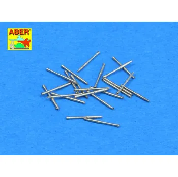 Cizojazyčná kniha Aber Models 1/350 Set of 20 pcs 37mm/54 breda gun barrels