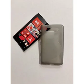 Pouzdro na mobilní telefon S Case pouzdro Nokia Lumia 820 grey/šedá