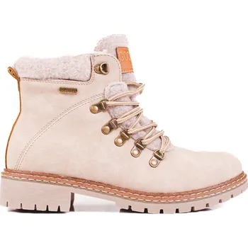 Dámská treková obuv Béžové dámské traperky s kožešinou Shelovet GD-TL20BE Velikost: 36