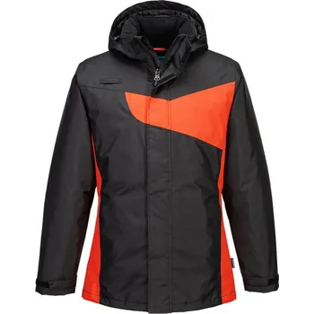 pracovní bunda PORTWEST Bunda PW260, zimní POR-PW260BDRL L Černá/červená