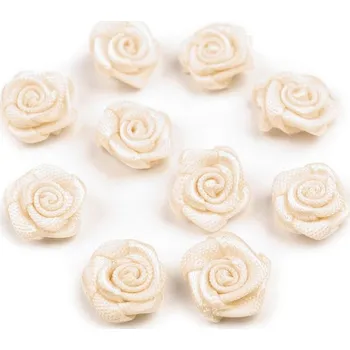 Galanterie Saténová růže Ø10 mm