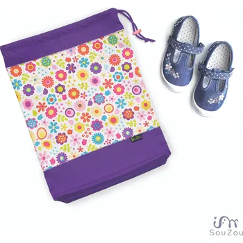 Školní sáček Pytlík na bačkorky KYTIČKY