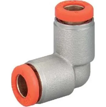 Pneumatické kladivo Schneider E014444 - Koleno, spojka zástrčná 8mm, W90 NI 8x8mm