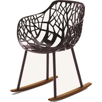 Křeslo Fast Hliníkové houpací křeslo Forest, Fast, 56x71x75 cm, iroko, hliník barva dle vzorníku