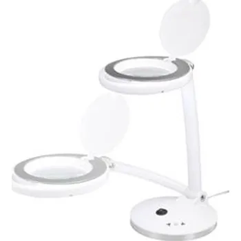 Lupa Toolcraft 1425137 - Stolní lupa s LED osvětlením zvětšení: 1,75x, pr. čočky 100 mm