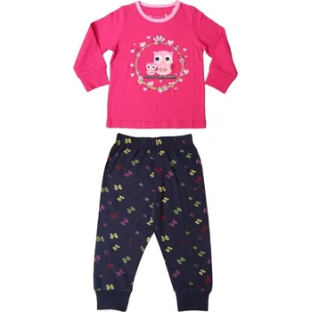 Dívčí pyžamo Dívčí pyžamo WOLF S2151E tmavě růžové