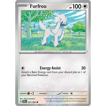 Sběratelská karetní hra Furfrou 051/064 - Shrouded Fable Typ karty: Non-Holo