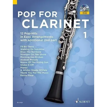 Pop For Clarinet Band 1 - 12 jednoduchch hit v prav pro 1/2 klarinety 1247895