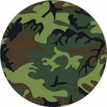 Jedlá dekorace na dort Jedlý papír maskáčový vzor 19,5 cm