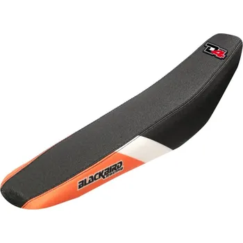 Moto sedlo BLACKBIRD Výprodej POTAH SEDADLA / KTM SX/SXF '19-'22, EXC '20-'23 DREAM 4 BARVY ČERNÁ ORANŽOVÁ BÍLÁ