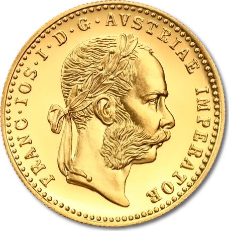 Zlatá mince 1 dukát František Josef I. 1915 novoražba